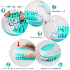2-in-1 Soft Silicone Pet Pet Massage Comb - Innohive