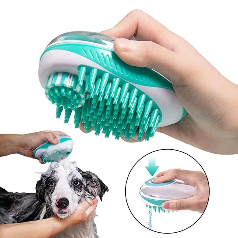 2-in-1 Soft Silicone Pet Pet Massage Comb - Innohive