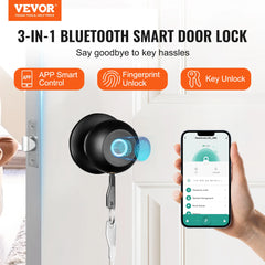 Smart Biometric Door Knob Lock with APP - Innohive