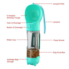 Portable 3 in 1 Water Bottle & Food Feeder - Innohive