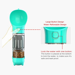 Portable 3 in 1 Water Bottle & Food Feeder - Innohive