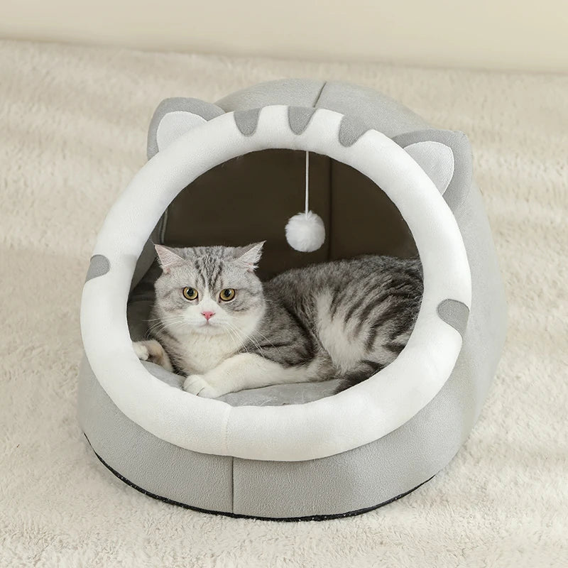 Super Warm Sleeping Cat Bed House - Innohive