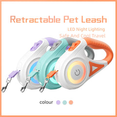 LED Retractable Dog Leash with Light - Innohive