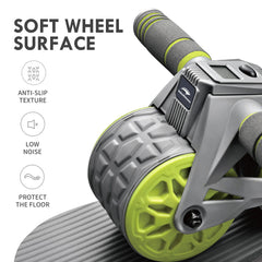 Automatic Rebound Ab Wheel Roller with Knee Pad - Innohive