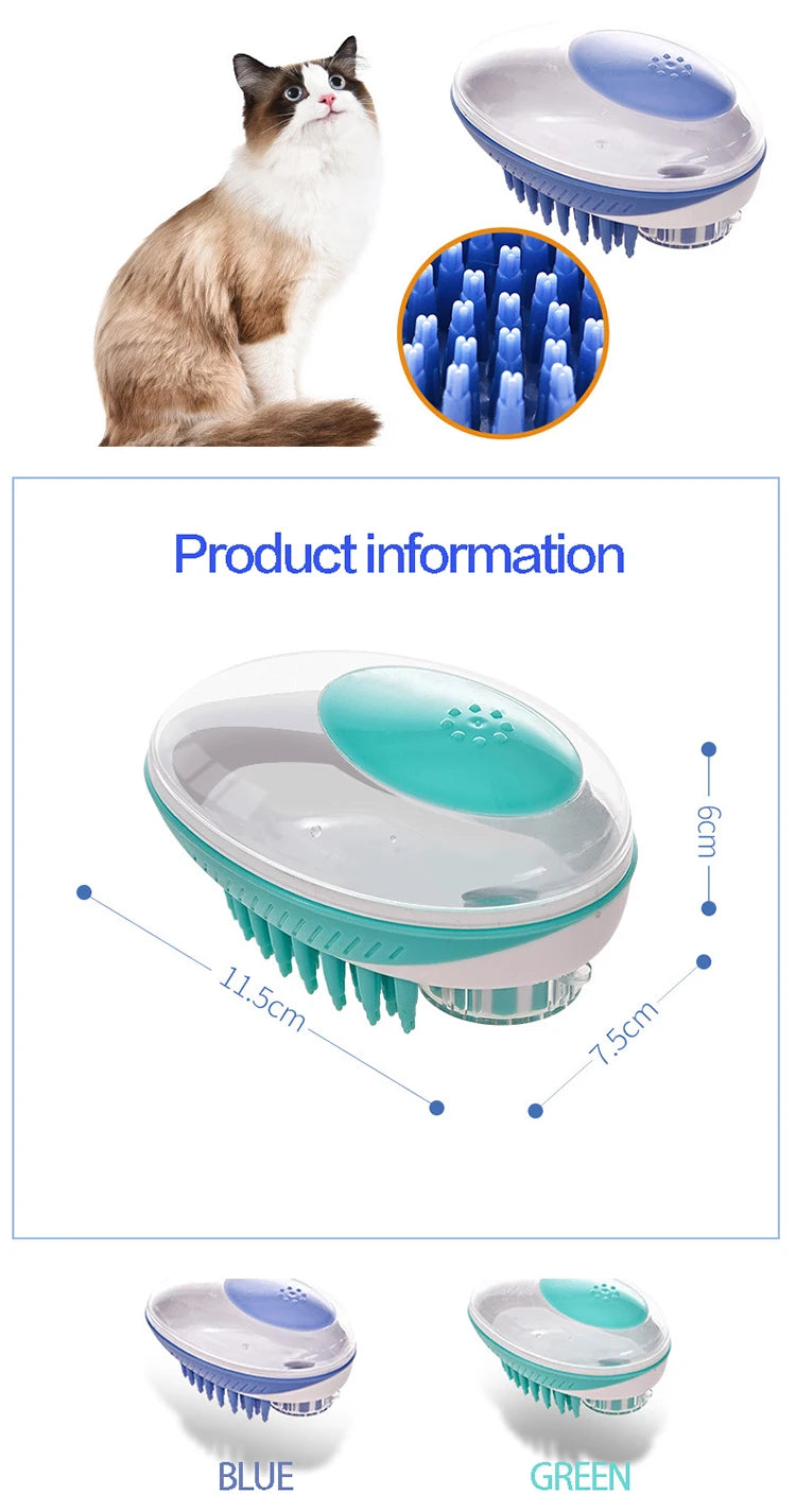 2-in-1 Soft Silicone Pet Pet Massage Comb - Innohive