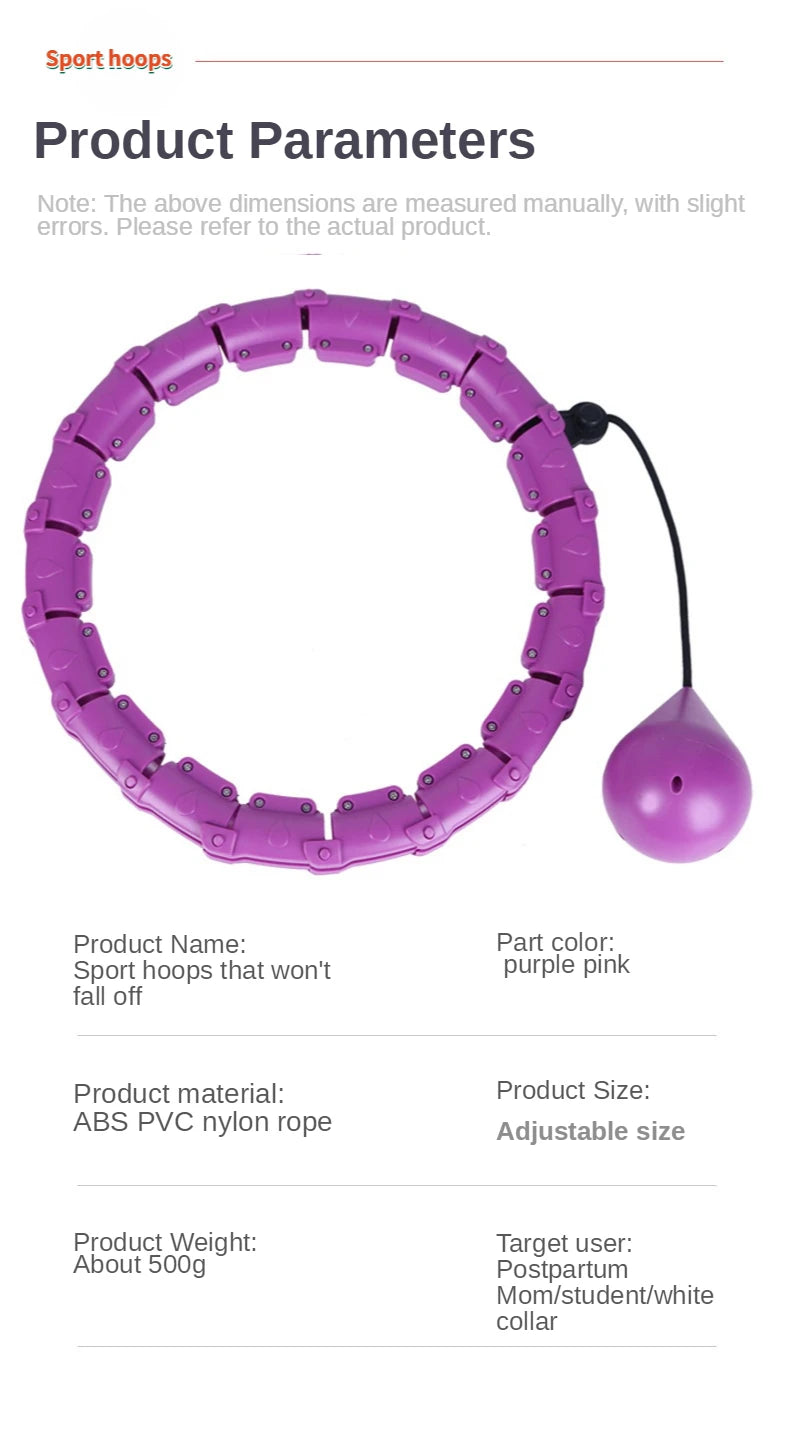 Smart Adjustable Thin Waist Sport Hoop - Innohive
