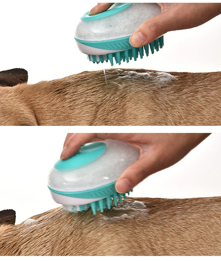 2-in-1 Soft Silicone Pet Pet Massage Comb - Innohive