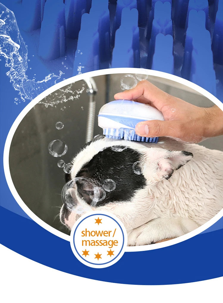 2-in-1 Soft Silicone Pet Pet Massage Comb - Innohive