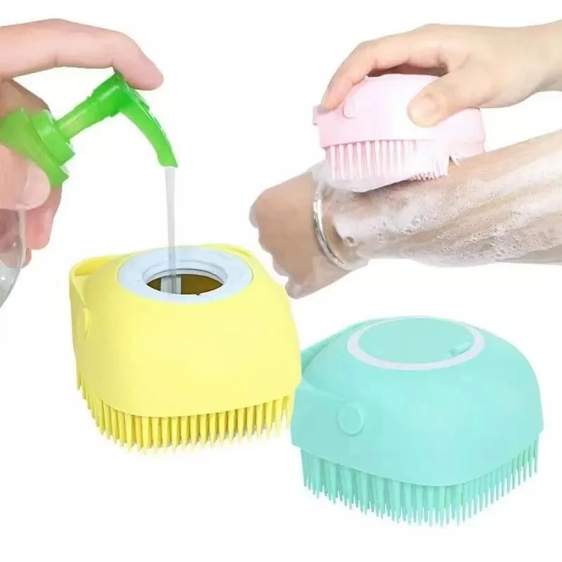2-in-1 Soft Silicone Pet Pet Massage Comb - Innohive