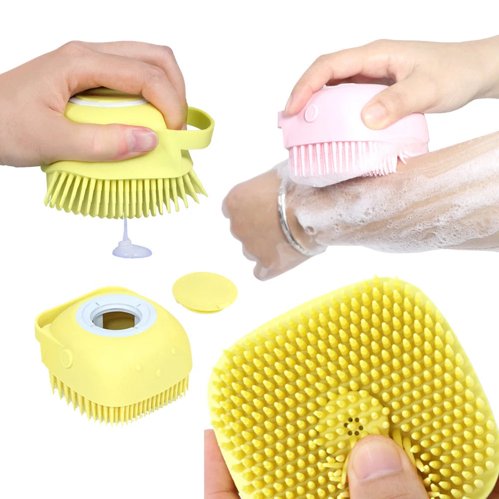 2-in-1 Soft Silicone Pet Pet Massage Comb - Innohive