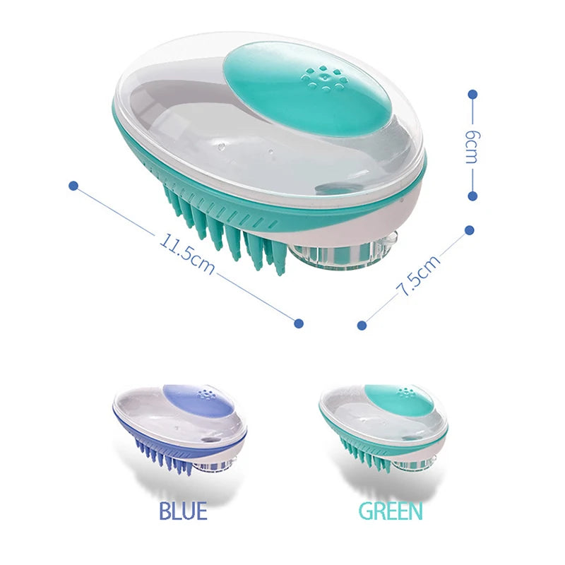 2-in-1 Soft Silicone Pet Pet Massage Comb - Innohive