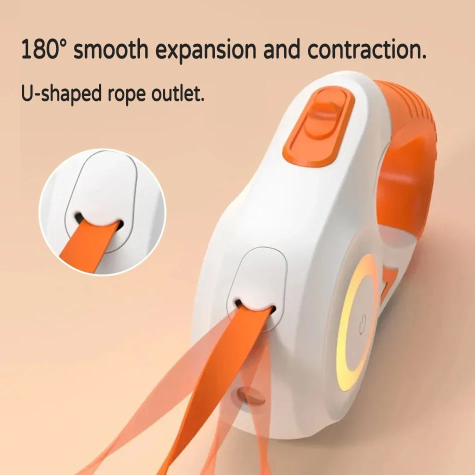 LED Retractable Dog Leash with Light - Innohive