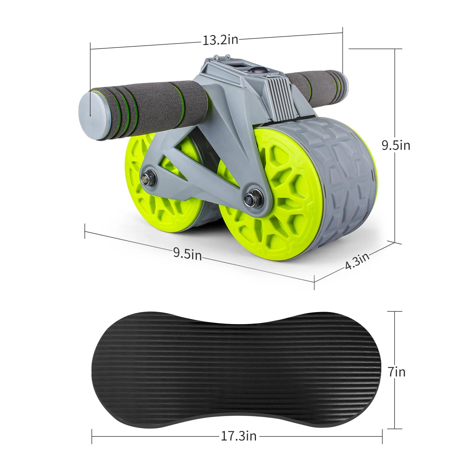 Automatic Rebound Ab Wheel Roller with Knee Pad - Innohive