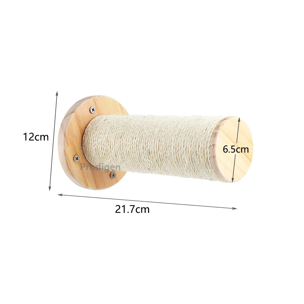 Wall Mounted Cat Climbing Shelf With Sisal - Innohive