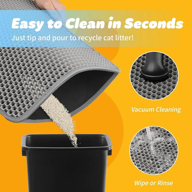 Double Layer Cat Litter Mat - Innohive