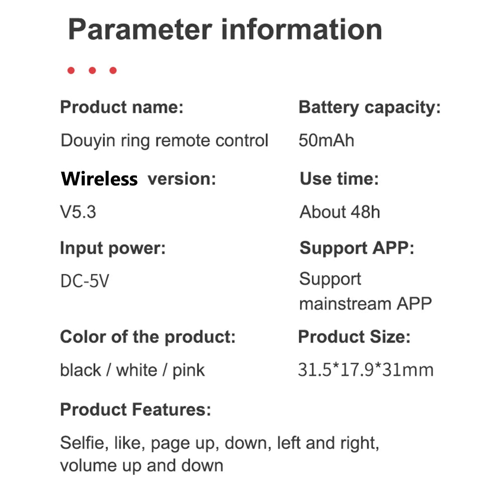 Portable Wireless Remote Fingertip Controller - Innohive
