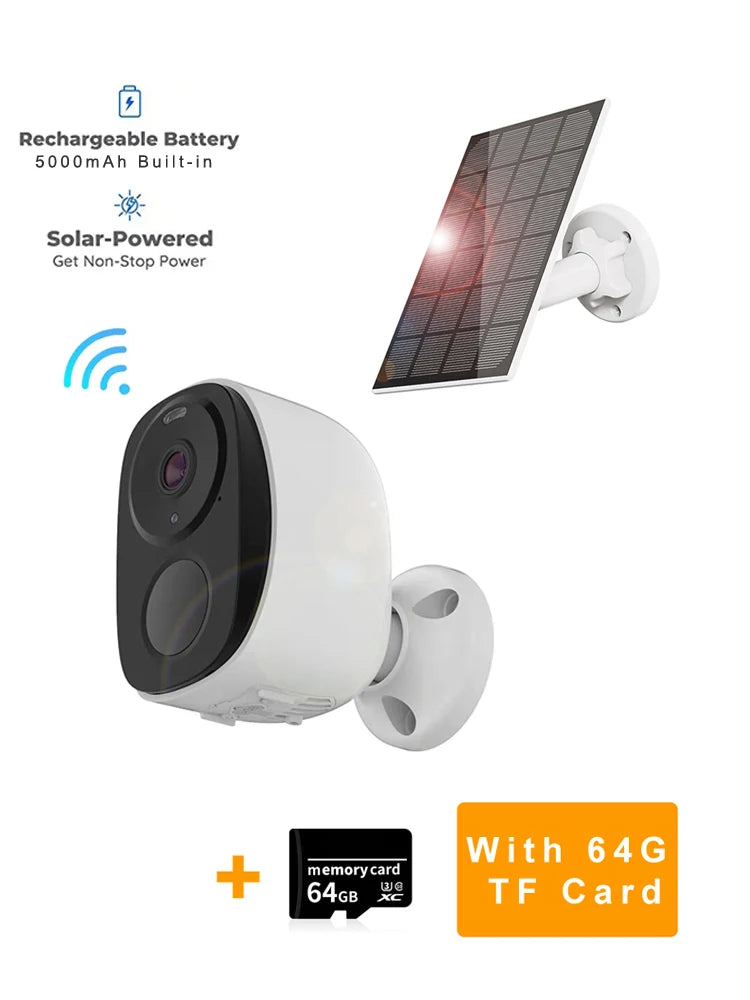 Wireless Outdoor WiFi Security Camera with Siren - Innohive