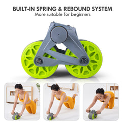 Automatic Rebound Ab Wheel Roller with Knee Pad - Innohive