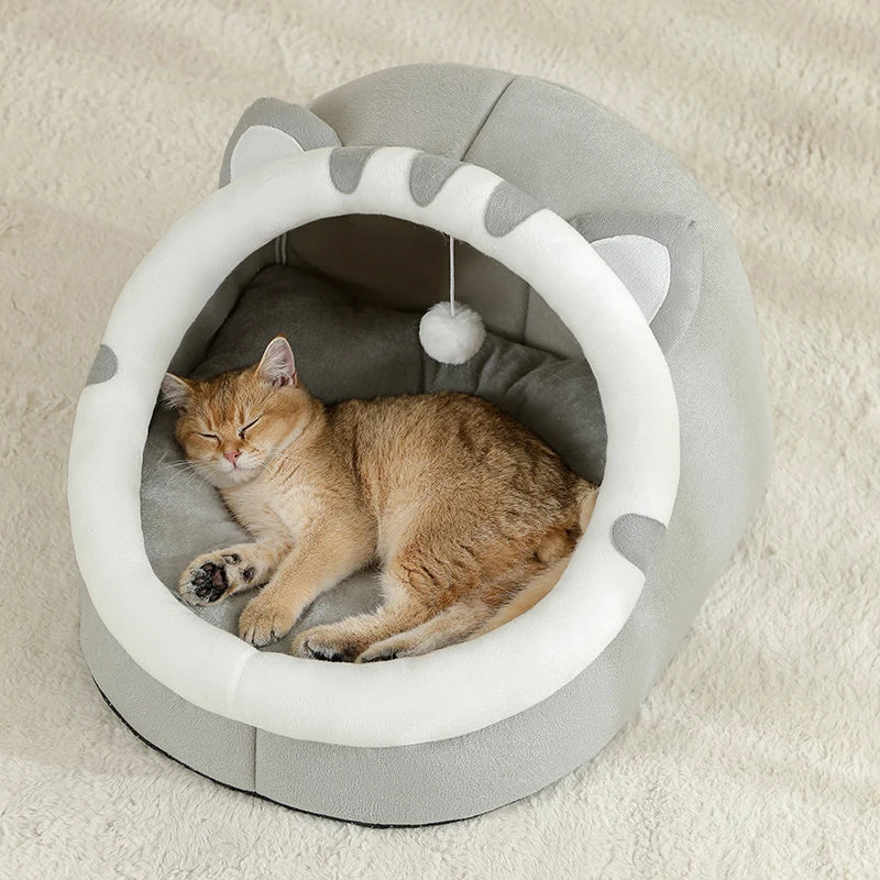 Super Warm Sleeping Cat Bed House - Innohive