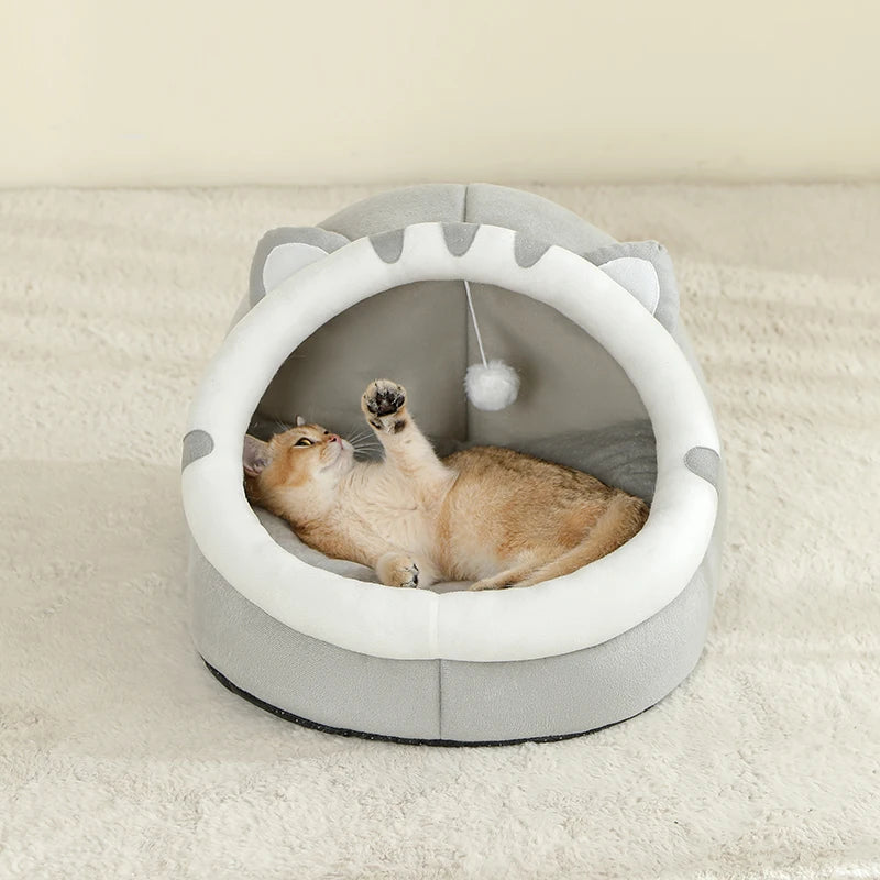 Super Warm Sleeping Cat Bed House - Innohive