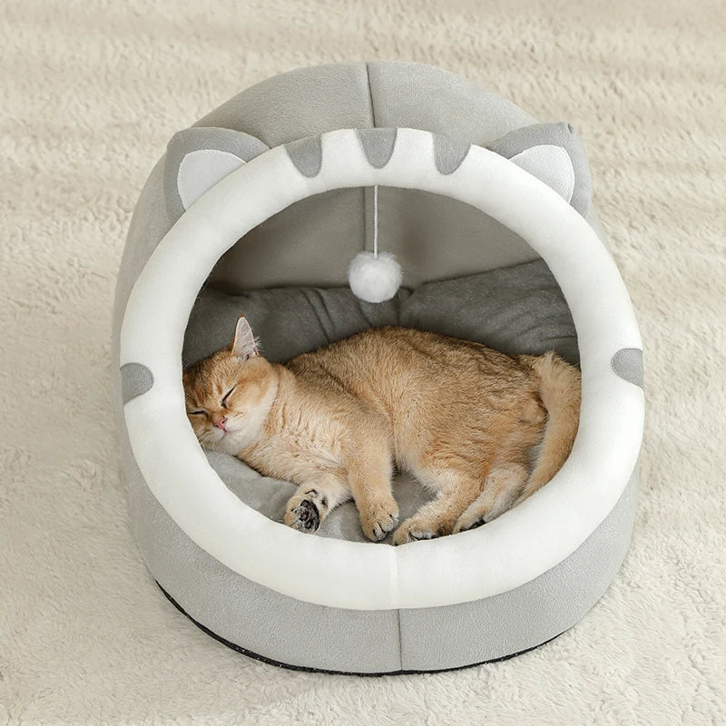Super Warm Sleeping Cat Bed House - Innohive