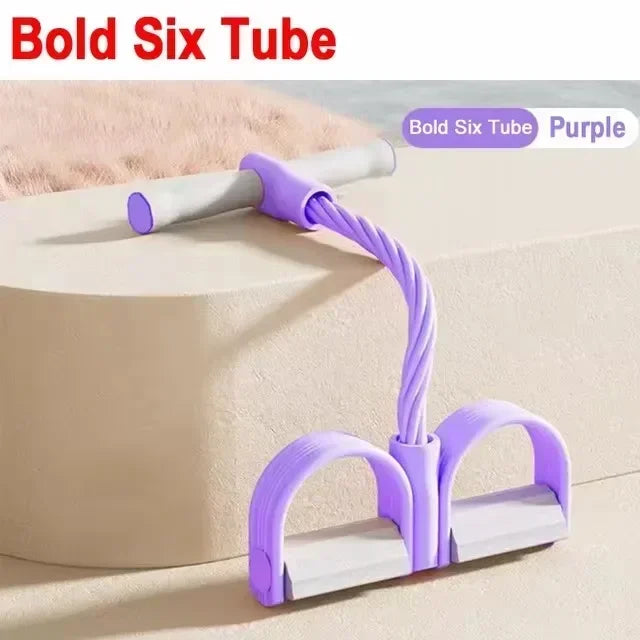 Portable Yoga Pilates Bar Stick with Resistance Band - Innohive