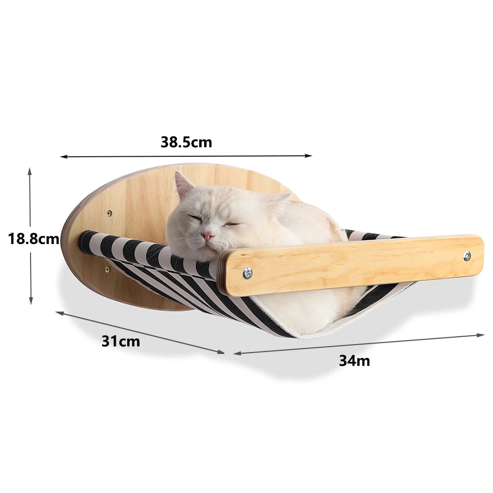 Wall Mounted Cat Climbing Shelf With Sisal - Innohive