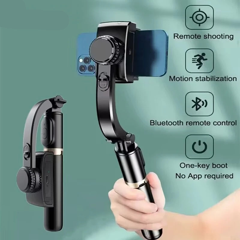 Gimbal Stabilizer Selfie Stick Tripod - Innohive