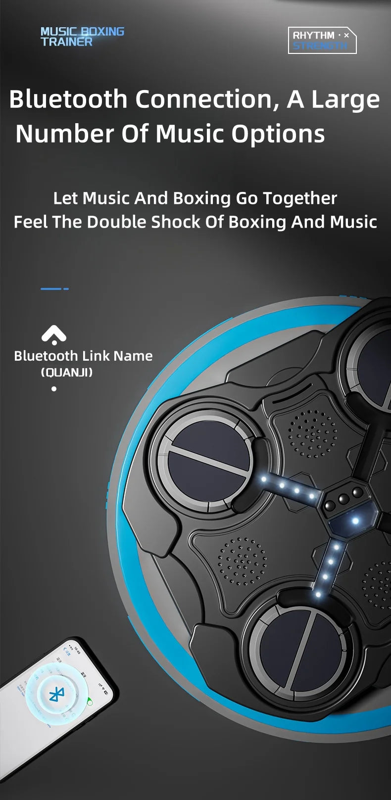 Smart Rhythm Music Target Boxing Machine - Innohive
