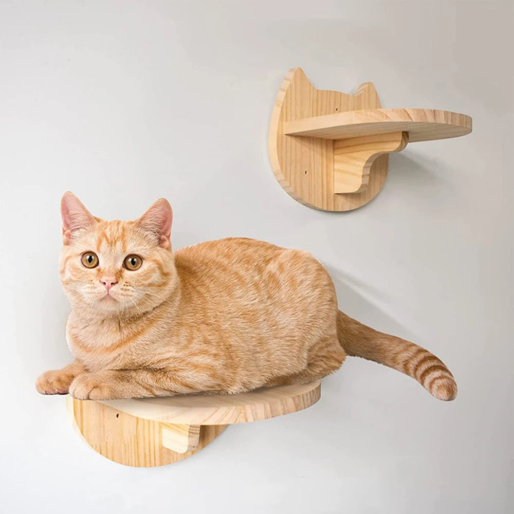 Wall Mounted Cat Climbing Shelf With Sisal - Innohive