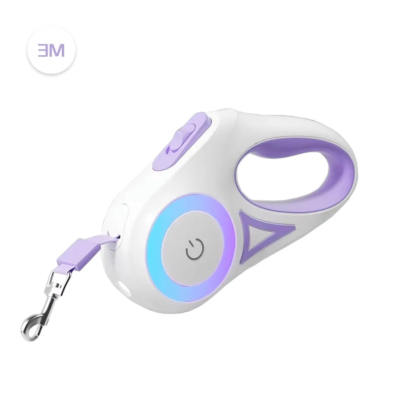 LED Retractable Dog Leash with Light - Innohive