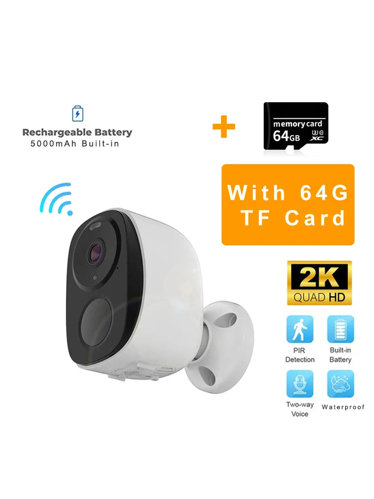 Wireless Outdoor WiFi Security Camera with Siren - Innohive