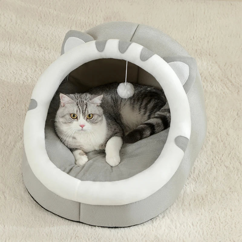 Super Warm Sleeping Cat Bed House - Innohive