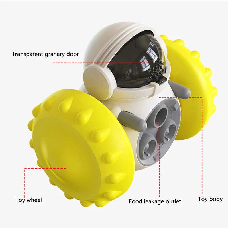 Interactive Tumbler Slow Feeder Dog Toy - Innohive