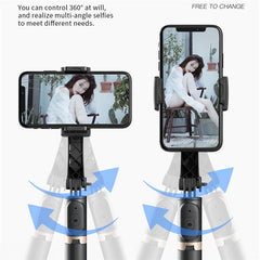 Gimbal Stabilizer Selfie Stick Tripod - Innohive