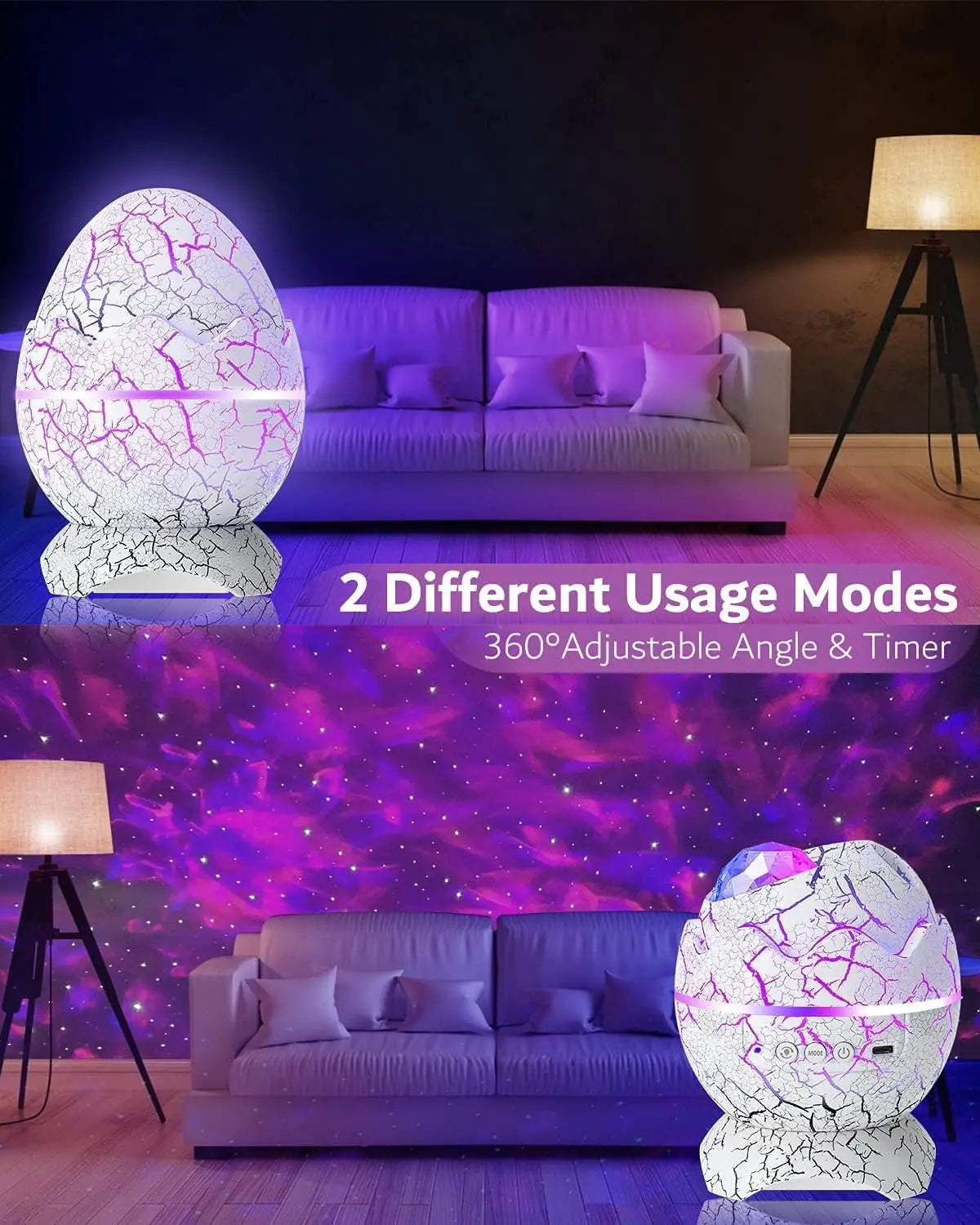 Dinosaur Egg Galaxy Projector - Innohive