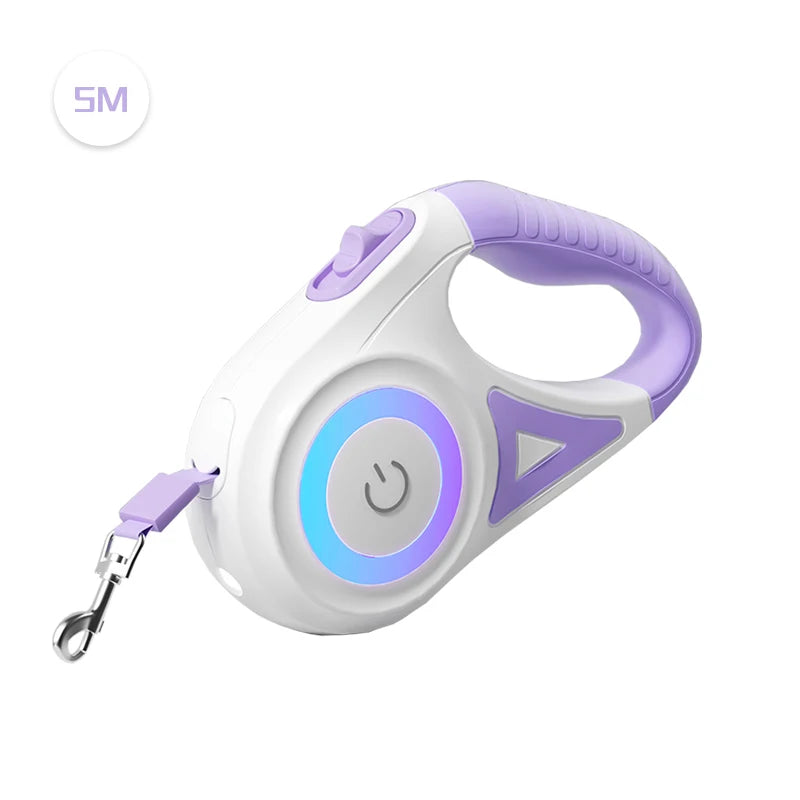 LED Retractable Dog Leash with Light - Innohive