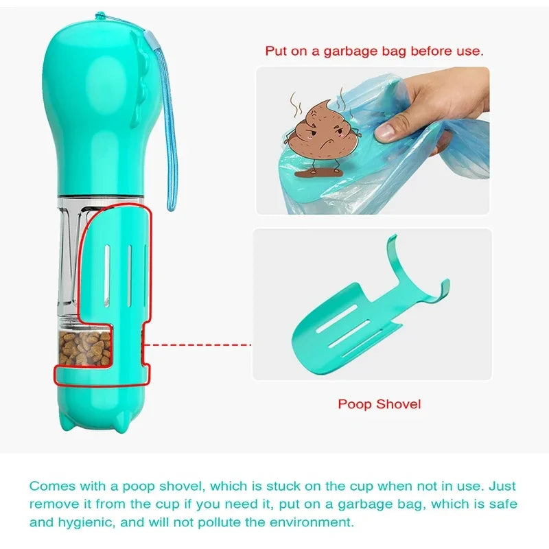 Portable 3 in 1 Water Bottle & Food Feeder - Innohive