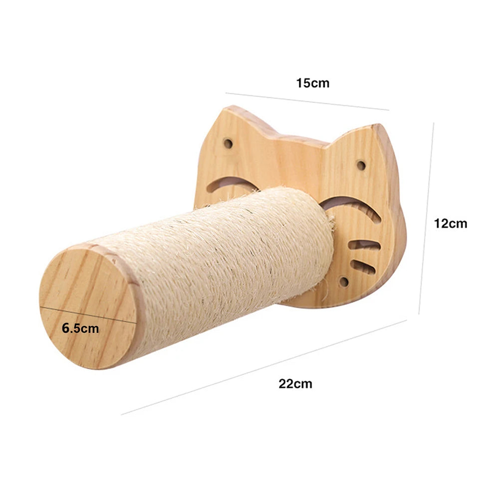 Wall Mounted Cat Climbing Shelf With Sisal - Innohive
