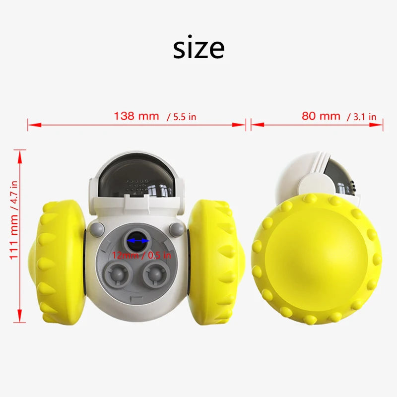 Interactive Tumbler Slow Feeder Dog Toy - Innohive