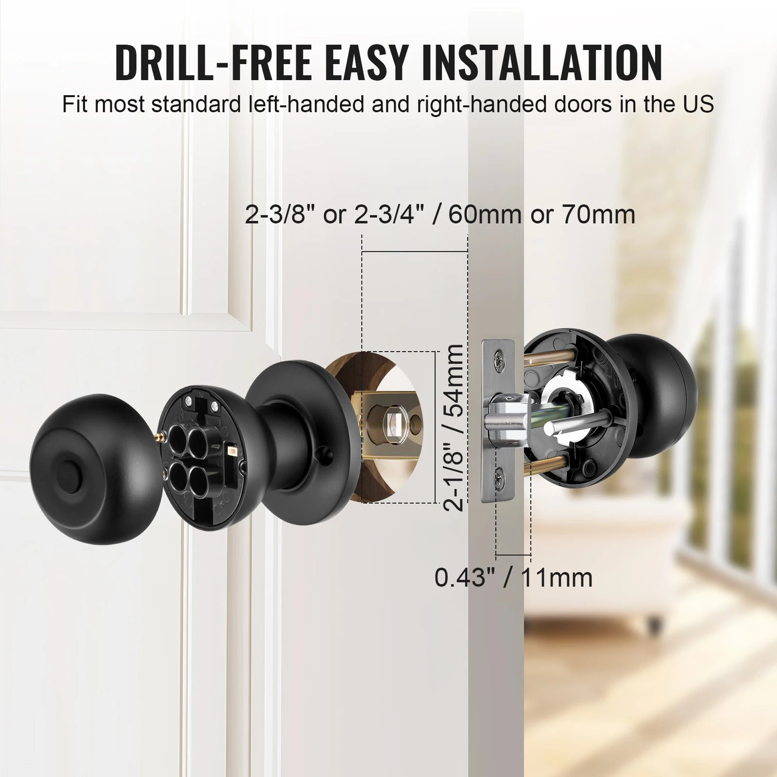 Smart Biometric Door Knob Lock with APP - Innohive
