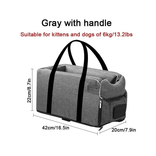 Portable Car Central Dog Carrier Seat - Innohive
