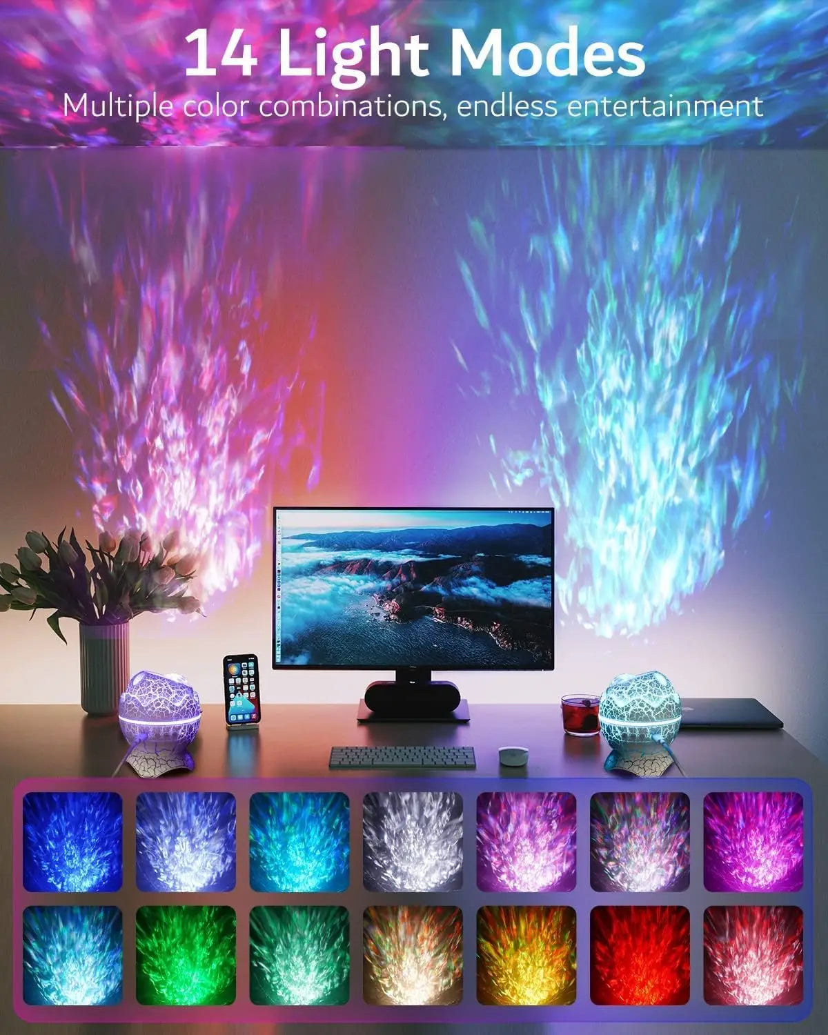 Dinosaur Egg Galaxy Projector - Innohive
