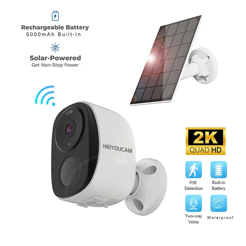Wireless Outdoor WiFi Security Camera with Siren - Innohive