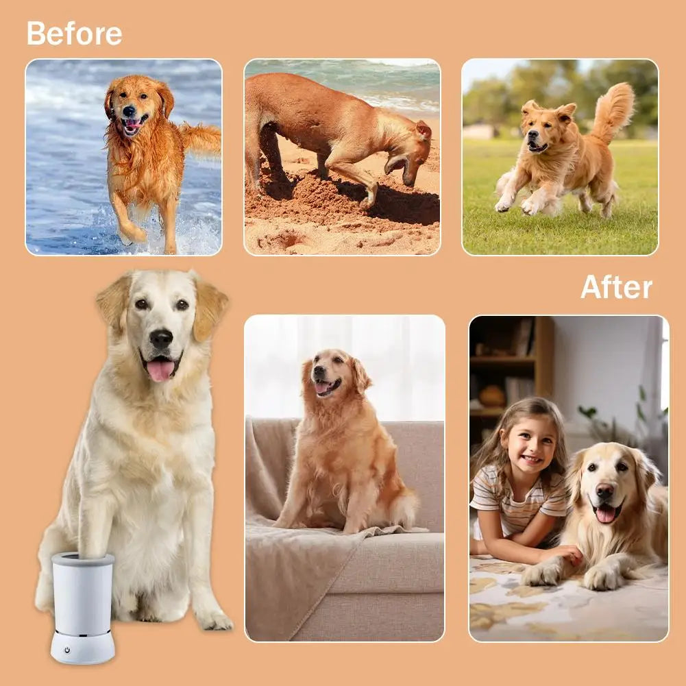 Automatic Portable Dog Pet Paw Washer - Innohive