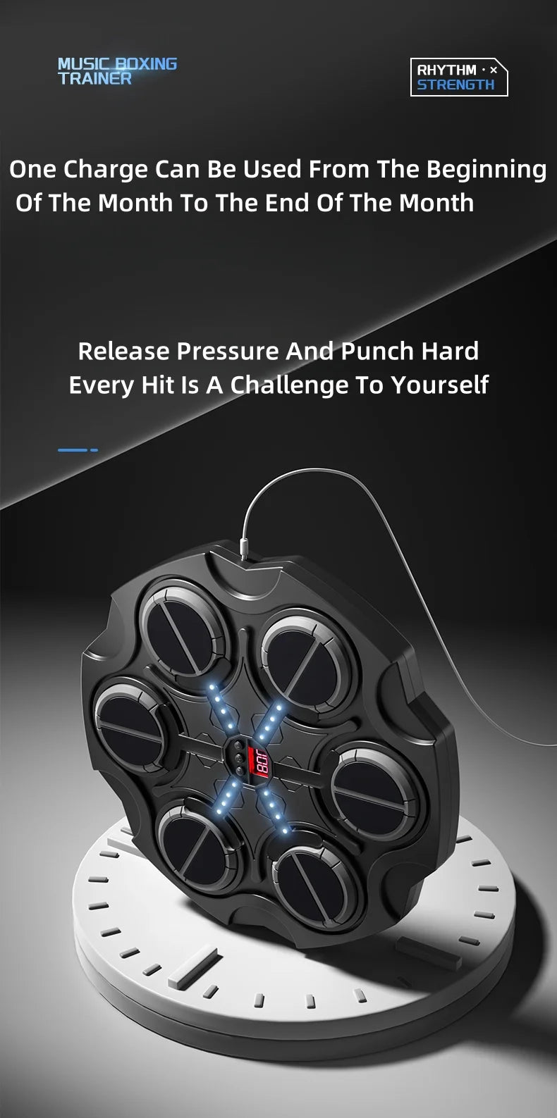Smart Rhythm Music Target Boxing Machine - Innohive