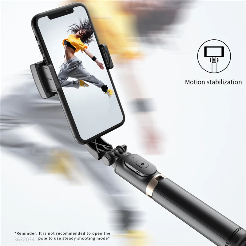 Gimbal Stabilizer Selfie Stick Tripod - Innohive