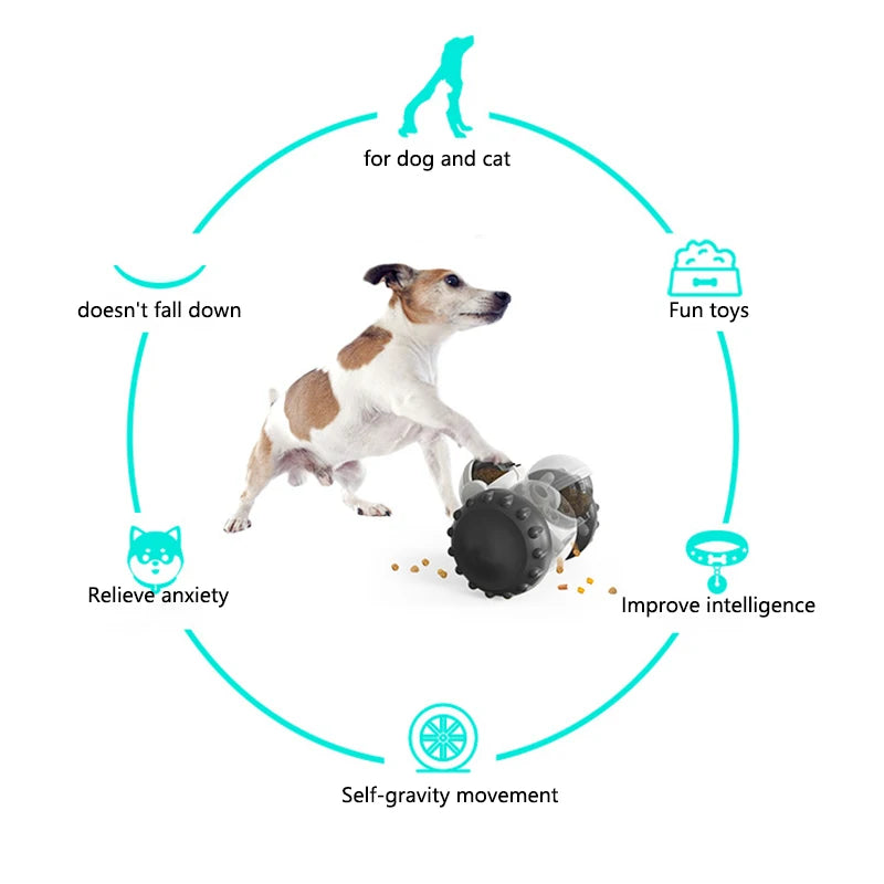 Interactive Tumbler Slow Feeder Dog Toy - Innohive